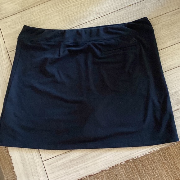 Adidas Golf Tennis Skirt skort climalite size 16 black - Picture 4 of 10